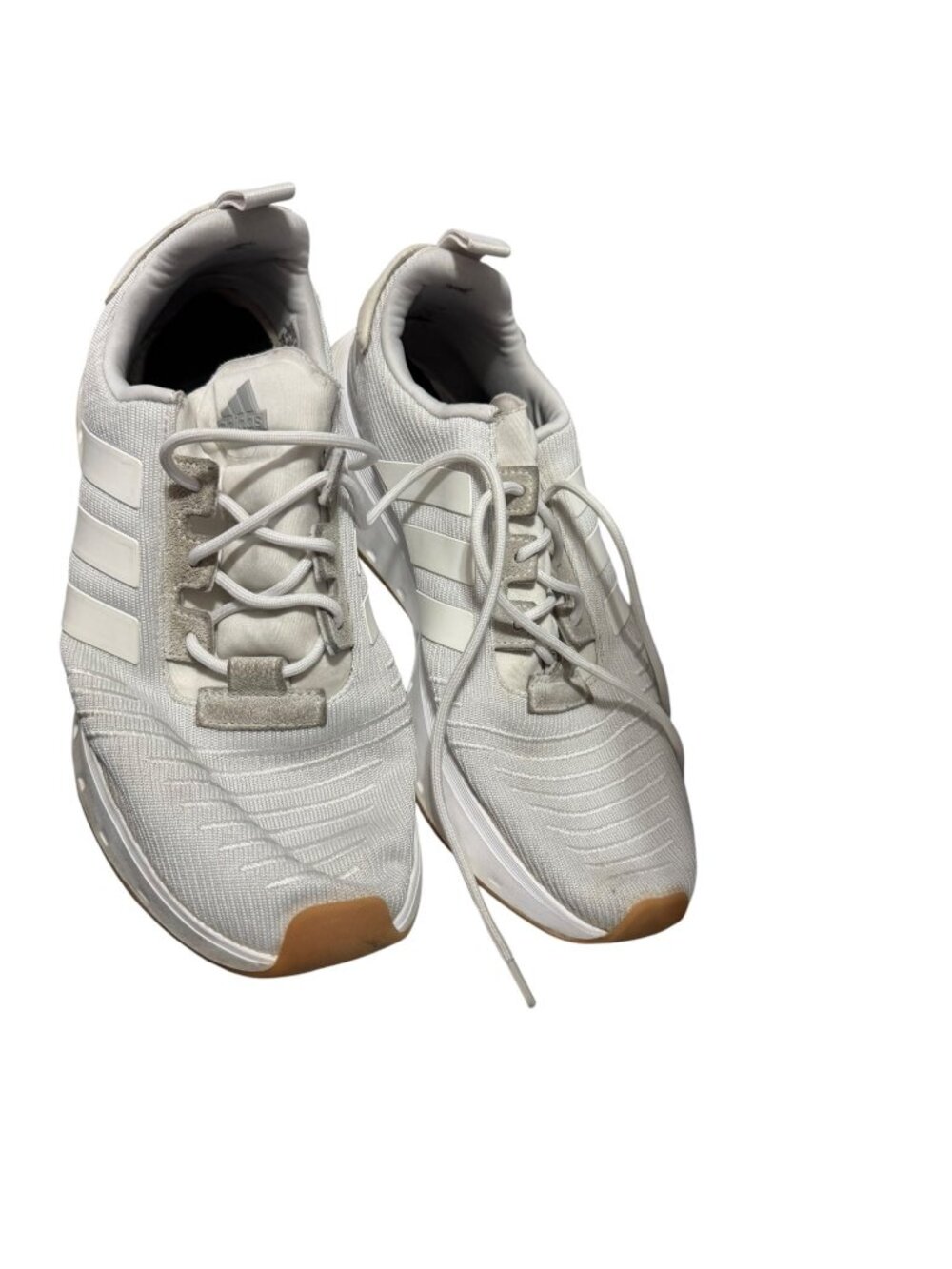 Adidas Women’s Size 9 Athletic Sneakers – White Running Shoes – Lace Up – Pre-Ow
